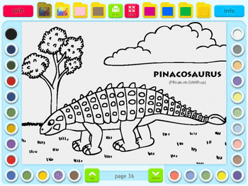 Coloring Book 2: Dinosaurs screenshot 4