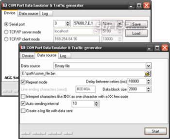 COM Port Data Emulator screenshot 2
