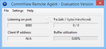 CommView Remote Agent screenshot