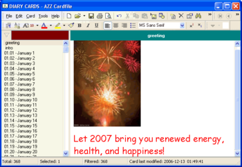 Computer Diary 2007 screenshot