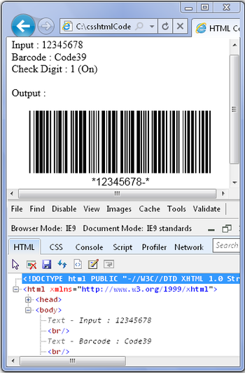 ConnectCode HTML Barcode SDK screenshot