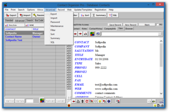 Contact Organizer Pro screenshot 4