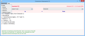 Conversion Amanuensis screenshot 2