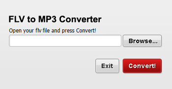 Convertibles FLV to MP3 Converter screenshot