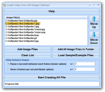 Create Video From Still Images Software screenshot