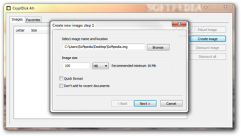 CryptDisk.4h Manager screenshot