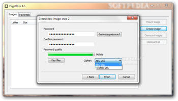 CryptDisk.4h Manager screenshot 2