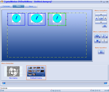 CrystalMotion DVDwithMenu screenshot 2