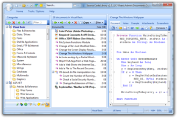 CSharp Code Library screenshot
