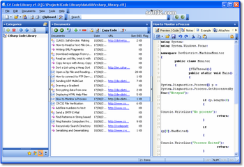 CSharp Code Library screenshot 2