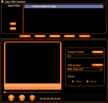 Cyber RM Converter screenshot