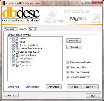 dbdesc screenshot 3