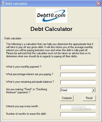 Debt10 Calculator screenshot 3