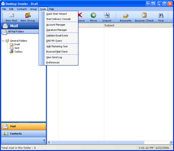 Desktop Emailer Professional screenshot