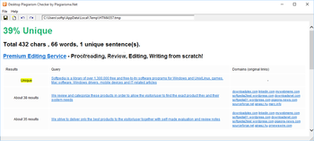 Desktop Plagiarism Checker screenshot 3