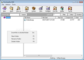 DesktopZip screenshot 4