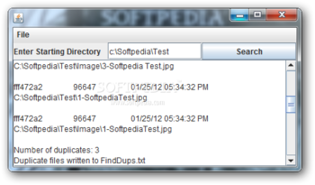 DuplicateFinder screenshot