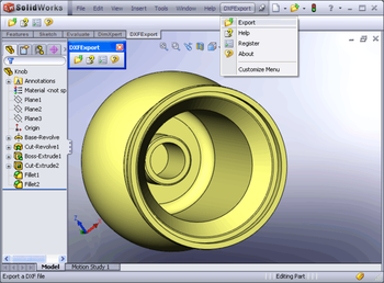 DXF Export for SolidWorks screenshot 2