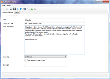 Easy Feed Editor screenshot