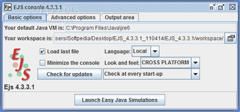 Easy Java Simulations screenshot 2