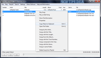 Easy MP3 Player screenshot