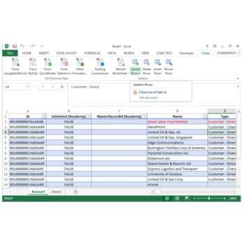 Excel Add-In for FreshBooks screenshot 2