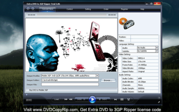 Extra DVD to 3GP Ripper screenshot