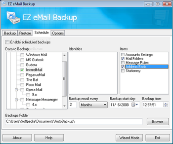 EZ eMail Backup screenshot 3