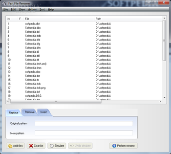 Fast File Renamer screenshot