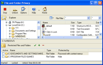 File and Folder Privacy screenshot 2