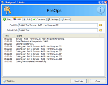 FileOps screenshot