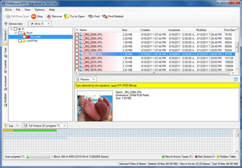 FileRescue for NTFS screenshot