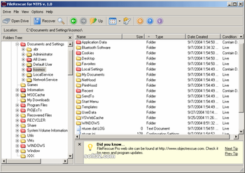 FileRescue for NTFS screenshot 3