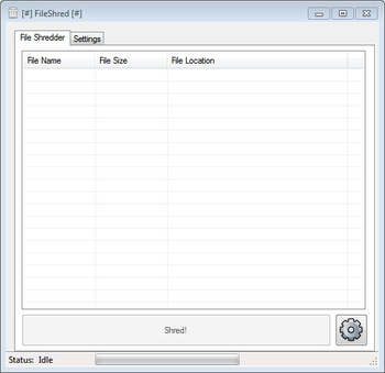 FileShred screenshot