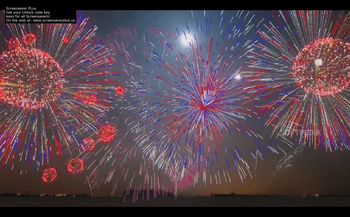 Fireworks SCREENSAVER screenshot