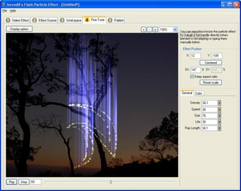 Flash Particle Studio screenshot 2