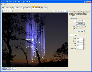 Flash Particle Studio screenshot 3