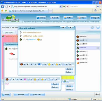 FlashPioneer Video Chat screenshot 3