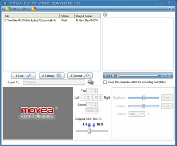 FLV to Video Converter Lite screenshot