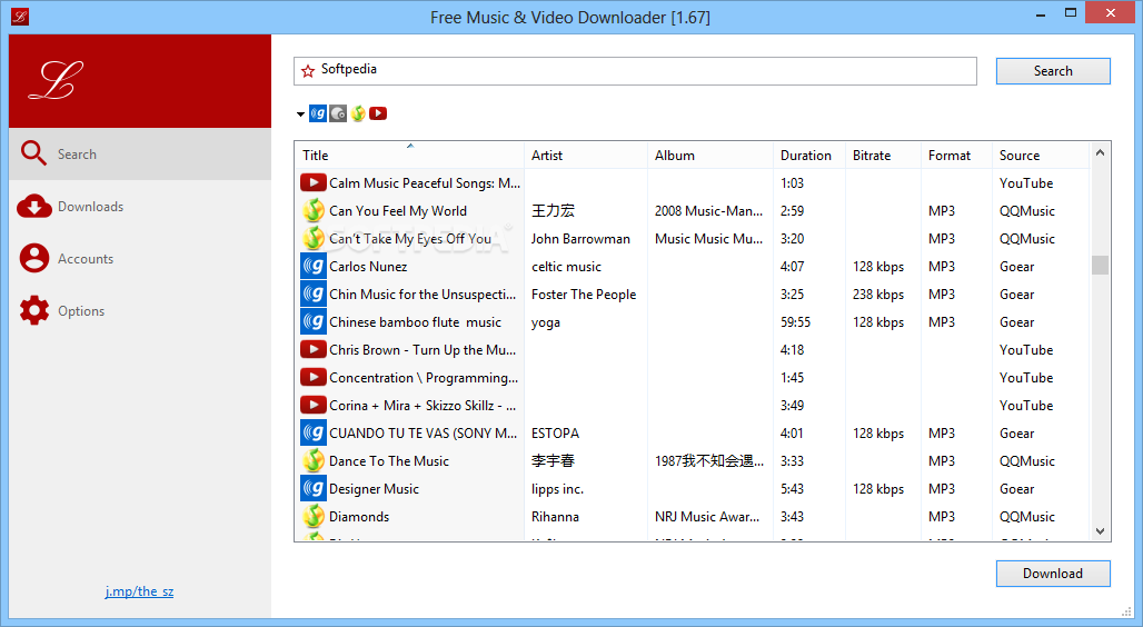 Free Music & Video Downloader 2.88 downloading