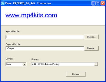 Free RM to M4A Converter screenshot