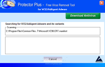 Free Virus Removal Tool for W32/AdAgent Adware screenshot 2