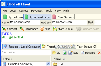FTPShell Client screenshot 2