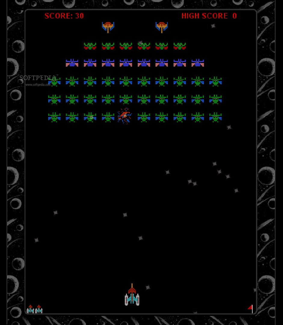 mini galaxian arcade game