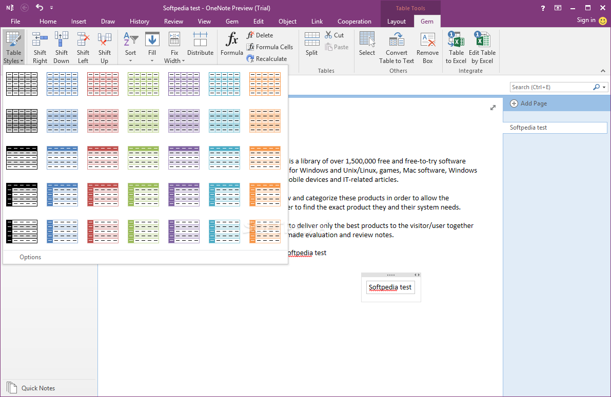 Gem For OneNote 2016 Download Free With Screenshots And Review