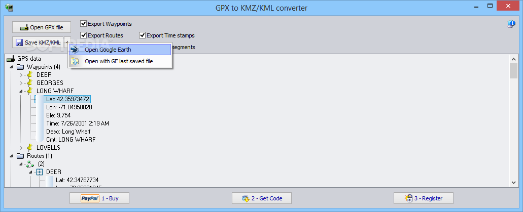 import gpx file gpx viewer