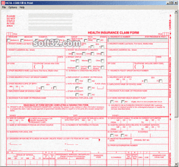 HCFA-1500 Fill & Print NPI screenshot 3