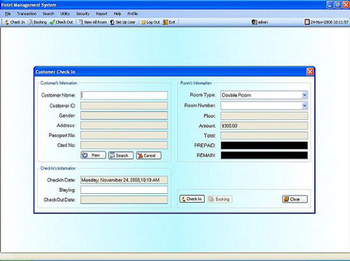 Hotel Booking Reservation Software screenshot