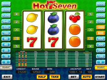 HotSeven screenshot