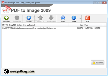 Image to PDF 2009 screenshot 2